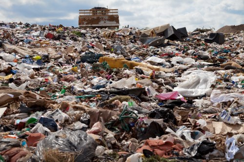 Proper disposal of garden waste materials
