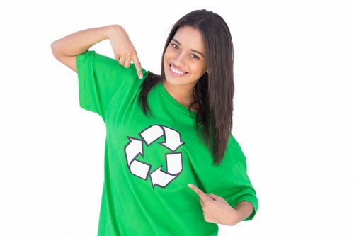 Various types of builders waste including wood and metal
